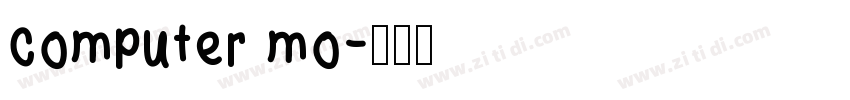 computer mo字体转换